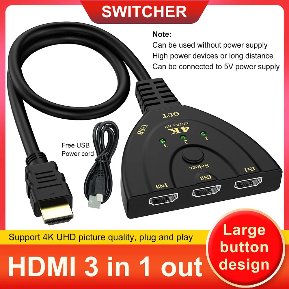 HDMI ȣȯ ġ, 3 Է 1  KVM ø, 4K, 2K, 3D ̴ 3 Ʈ  ó  ̺, PS3 DVD TV
